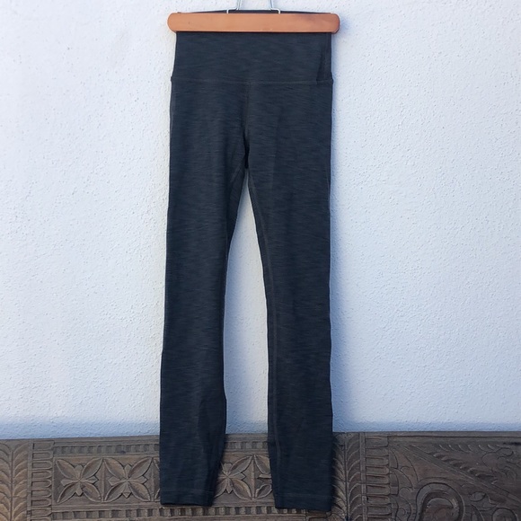Lululemon drawstring leggings in heathered gray - Picture 1 of 8